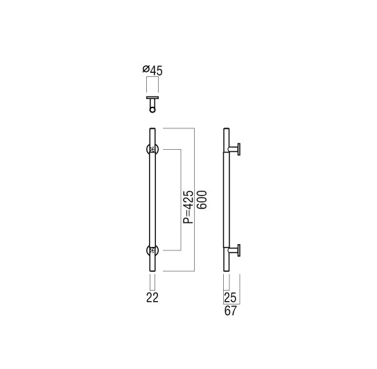 TS-G1226-42-200-L600　手すりシステム【アートセーフ】